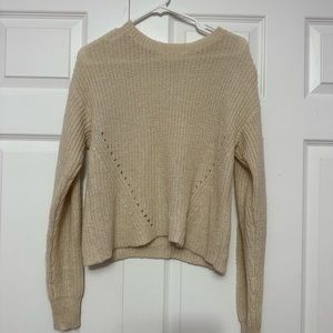 Ivy & Main | Beige sweater, size XS